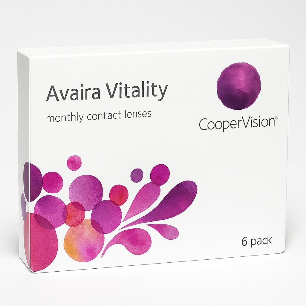 Coopervision Avaira Vitality Monthly Contact Lenses (6 Pack) - My Store